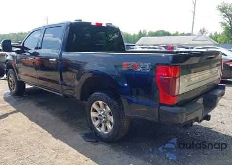 2021 Ford F-250 Platinum из США, поврежденный, VIN 1FT7W2BT8MEC03971